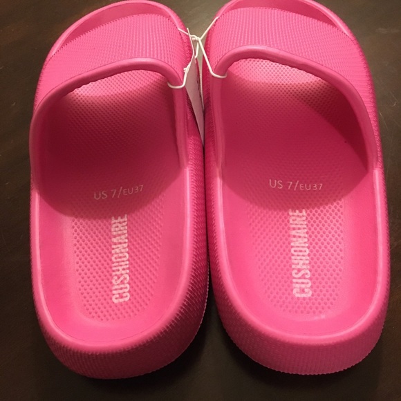Kids Pink Slide Sandals - Picture 4 of 6